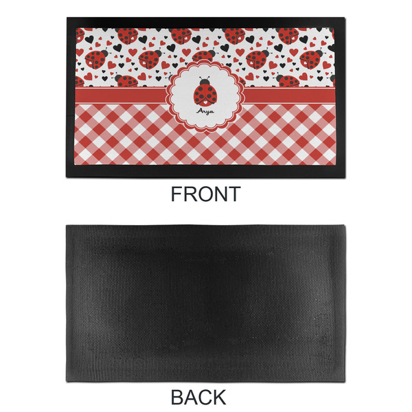 Ladybugs & Gingham Bar Mat - Small - APPROVAL