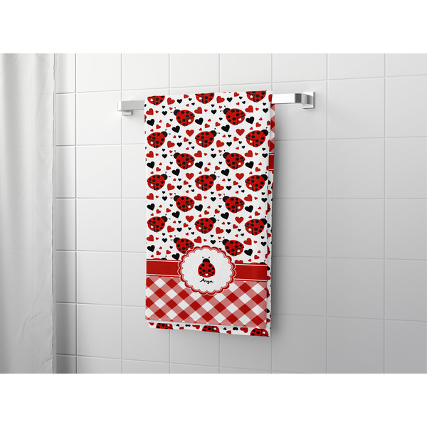 Ladybugs & Gingham Bath Towel - LIFESTYLE