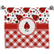 Ladybugs & Gingham Bath Towel (Personalized)