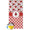 Ladybugs & Gingham Beach Towel (Personalized)