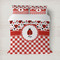Ladybugs & Gingham Duvet Cover (Personalized)