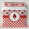 Ladybugs & Gingham Bedding Set- King Lifestyle - Duvet