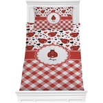Ladybugs & Gingham Comforter Set - Twin (Personalized)