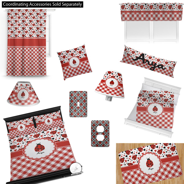 Ladybugs & Gingham Bedroom Decor & Accessories2