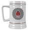 Ladybugs & Gingham Beer Stein - Front View