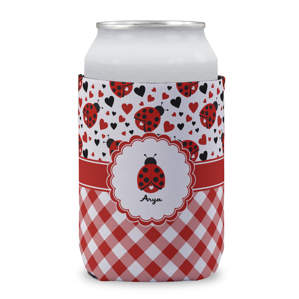 Ladybugs & Gingham Can Sleeve
