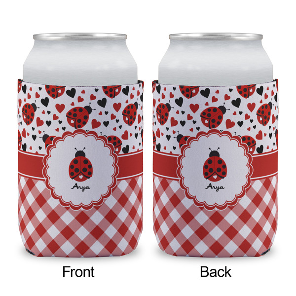 Ladybugs & Gingham Can Sleeve - APPROVAL (single)