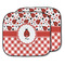 Ladybugs & Gingham Car Sun Shade - Two Piece (Personalized)