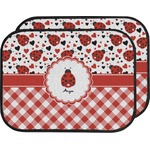 Ladybugs & Gingham Car Floor Mats (Back Seat) (Personalized)