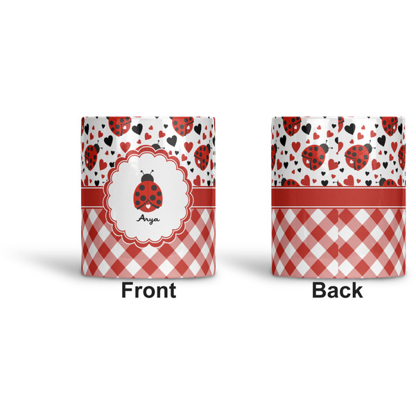 Ladybugs & Gingham Ceramic Pen Holder - Apvl