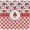 Ladybugs & Gingham Ceramic Tile Hot Pad