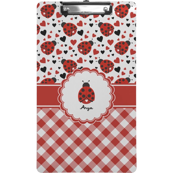 Ladybugs & Gingham Clipboard (Legal)