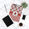 Ladybugs & Gingham Clipboard - Lifestyle Photo