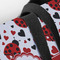 Ladybugs & Gingham Closeup of Tote w/Black Handles