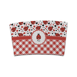 Ladybugs & Gingham Coffee Cup Sleeve (Personalized)