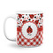 Ladybugs & Gingham Coffee Mug (Personalized)