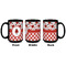 Ladybugs & Gingham Coffee Mug - 15 oz - Black APPROVAL