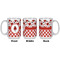 Ladybugs & Gingham Coffee Mug - 15 oz - White APPROVAL