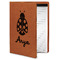 Ladybugs & Gingham Cognac Leatherette Portfolios with Notepad - Small - Main