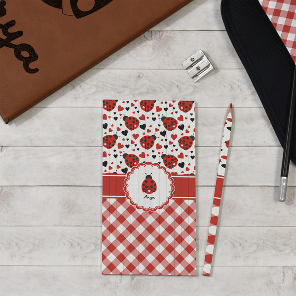 Ladybugs & Gingham Colored Pencils - In Context