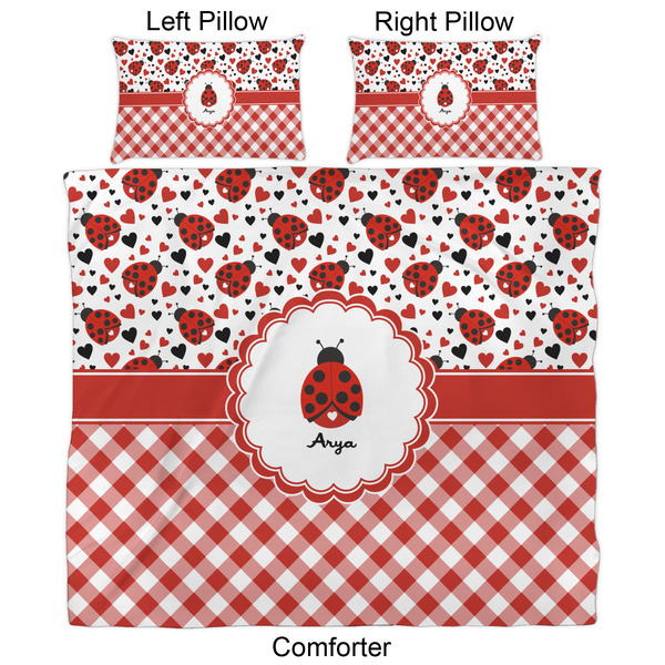 Ladybugs & Gingham Comforter Set - King - Approval