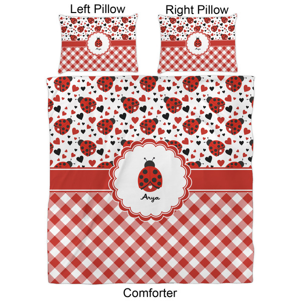 Ladybugs & Gingham Comforter Set - Queen - Approval