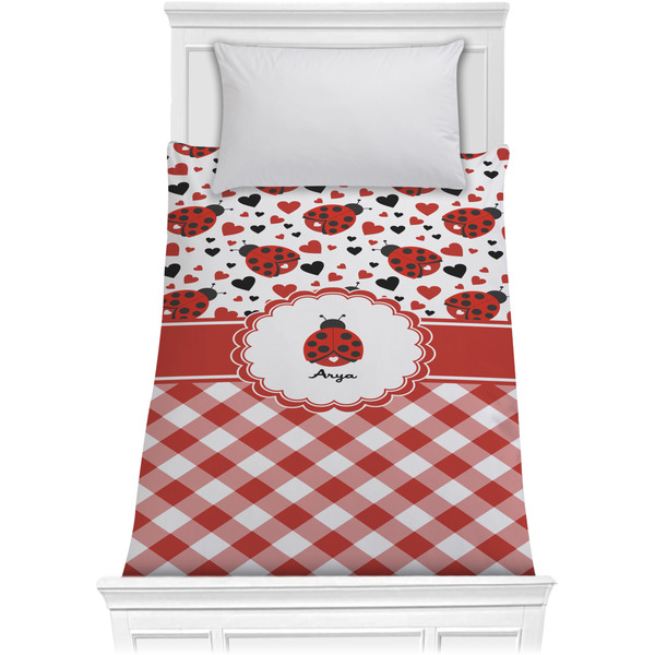 Ladybugs & Gingham Comforter (Twin)