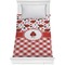 Ladybugs & Gingham Comforter - Twin (Personalized)
