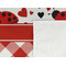 Ladybugs & Gingham Cooling Towel- Detail