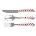 Ladybugs & Gingham Cutlery Set (Personalized)