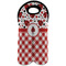 Ladybugs & Gingham Double Wine Tote - Front (new)