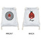 Ladybugs & Gingham Drawstring Backpacks - Sweatshirt Fleece - Double Sided - APPROVAL