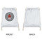Ladybugs & Gingham Drawstring Backpacks - Sweatshirt Fleece - Single Sided - APPROVAL