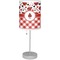 Ladybugs & Gingham 7" Drum Lamp with Shade (Personalized)