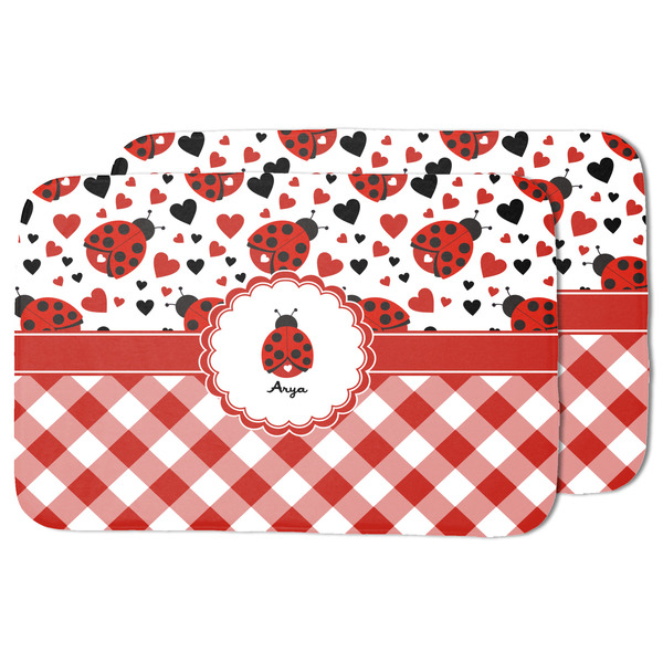 Ladybugs & Gingham Drying Dish Mat - MAIN