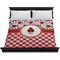 Ladybugs & Gingham Duvet Cover - King - On Bed - No Prop