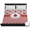 Ladybugs & Gingham Duvet Cover - King (Personalized)