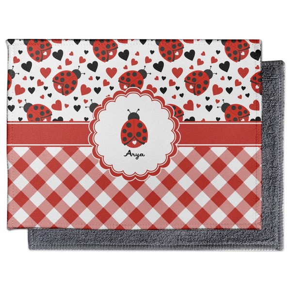 Ladybugs & Gingham Electronic Screen Wipe - Flat