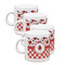 Ladybugs & Gingham Espresso Cup Group of Four Front