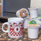 Ladybugs & Gingham Espresso Cup - Single Lifestyle