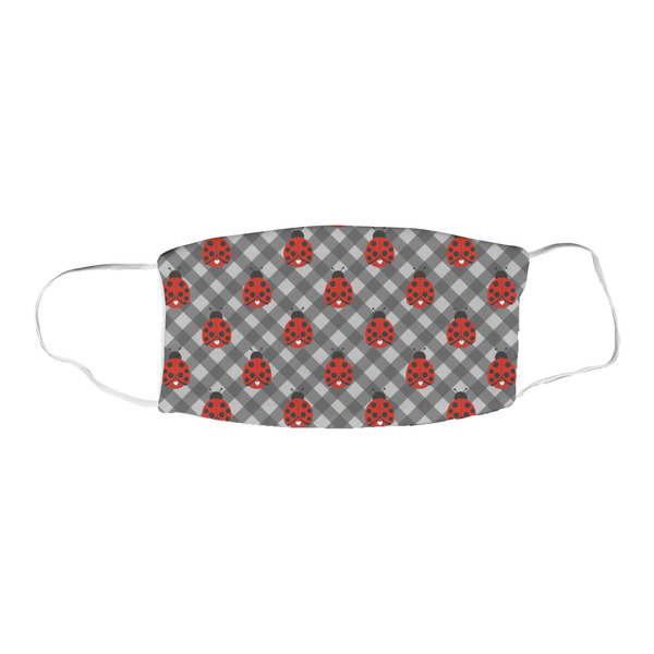 Ladybugs & Gingham Fabric Face Mask
