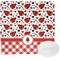 Ladybugs & Gingham Washcloth (Personalized)
