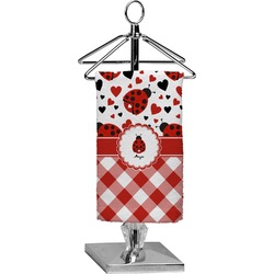 Ladybugs & Gingham Finger Tip Towel - Full Print (Personalized)