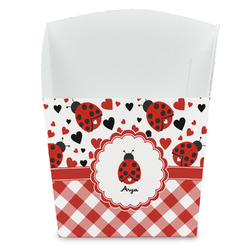 Ladybugs & Gingham French Fry Favor Boxes (Personalized)