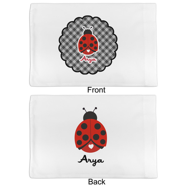 Ladybugs & Gingham Full Pillow Case - APPROVAL (partial print)
