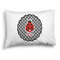 Ladybugs & Gingham Full Pillow Case - FRONT (partial print)