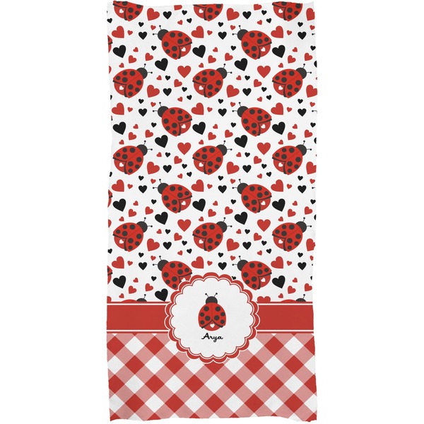 Ladybugs & Gingham Full Sized Bath Towel - Apvl