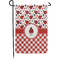 Ladybugs & Gingham Small Garden Flag - Single Sided w/ Name or Text