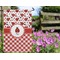 Ladybugs & Gingham Garden Flag - Outside In Flowers