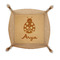 Ladybugs & Gingham Genuine Leather Dice Tray (Personalized)